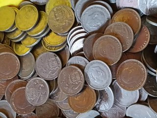 Lote de Monedas Antiguas 100 monedas mezcladas