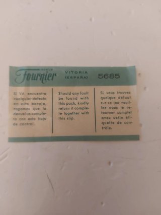 Carte da gioco Canasta Fournier vintage
