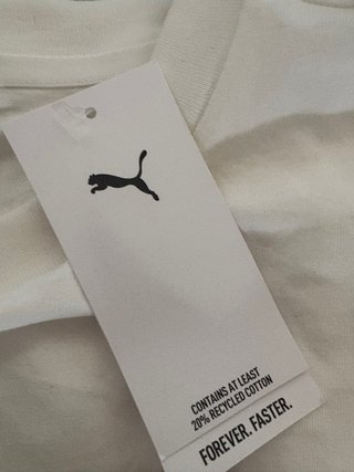 Maglietta Puma bambino bianca Taglia 15-16 ANNI
