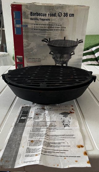 Barbacoa Mastergrill hierro fundido Ø 36cm