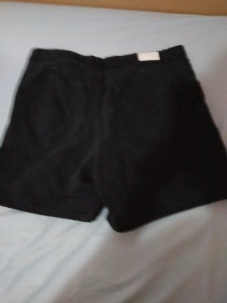 Shorts vaqueros negros Bershka