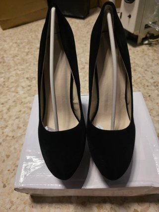 Zapatos de tacón aguja negros