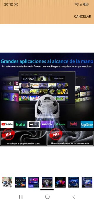 Proyector Portátil Fútbol nuevo precintado