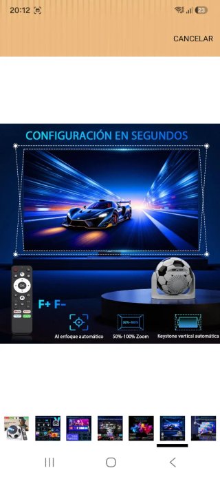 Proyector Portátil Fútbol nuevo precintado