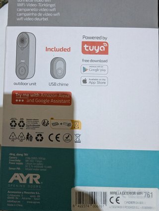 Videoportero AYR ding-dong WiFi