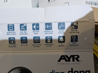 Videoportero AYR ding-dong WiFi