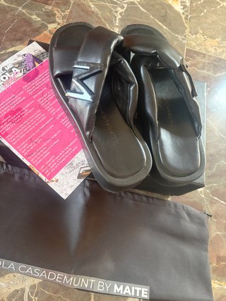 Sandalias Lola Casademunt Negras Talla 38
