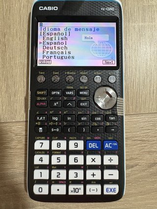 Calculadora gráfica Casio fx-CG50 + Caja +CableUSB