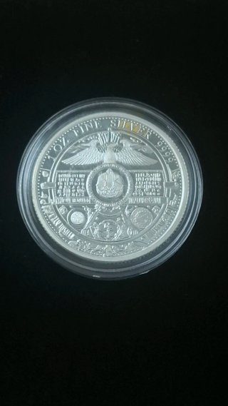 Moneda Plata Chad A.I. 1 oz 2023