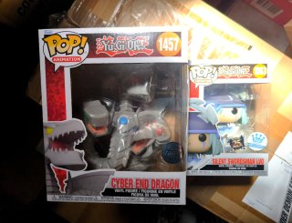 Yu-Gi-Oh! Cyber Dragon + Silent Sword Funko POP