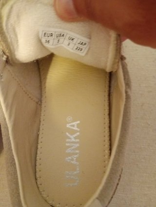 Zapatillas ante Ulanka beige