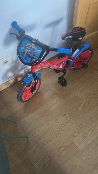Bicicleta Spiderman 3 a 5 años