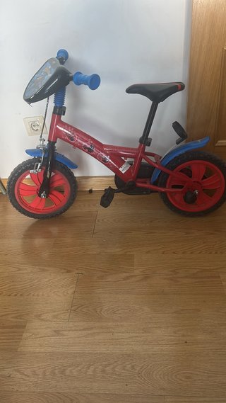 Bicicleta Spiderman 3 a 5 años