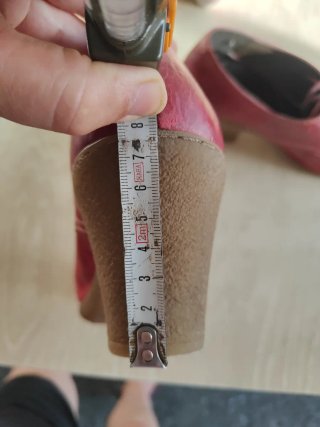 Zapatos de piel rojos PAKER.