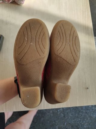 Zapatos de piel rojos PAKER.