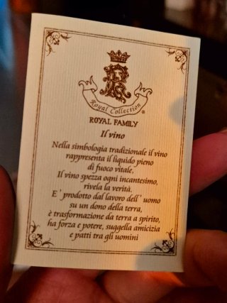Secchiello Vino Sheffield ROYAL FAMILY