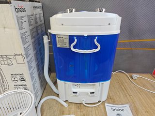 briebe Camp Mini Lavadora Portátil con Centrifugad