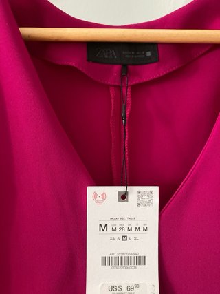 Vestido Zara Rosa