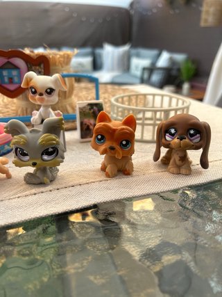 6 Littlest Pet Shop Perros