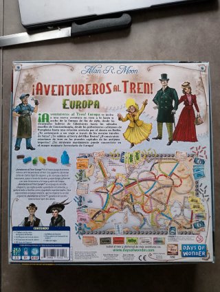 ¡Aventureros al tren! Europa Juego de Mesa