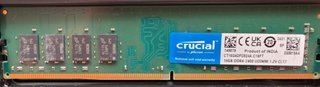 Memoria RAM Crucial 16GB DDR4 2400 UDIMM CL17