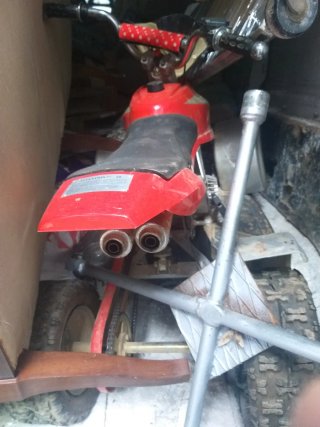 Quad Motocross Rojo