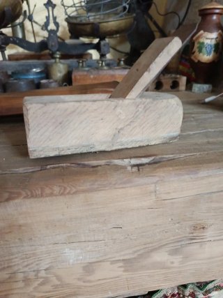 7 Cepillos de Rebajes Antiguos de Madera