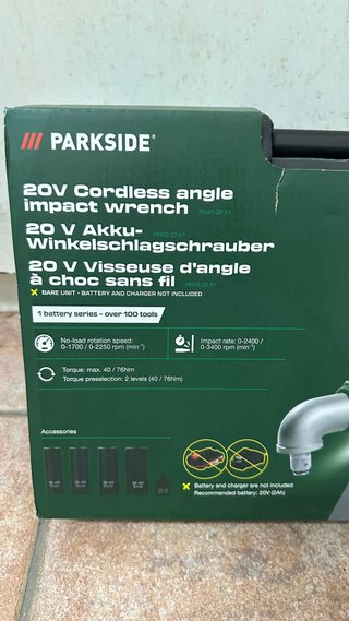 Llave de impacto PARKSIDE 20V