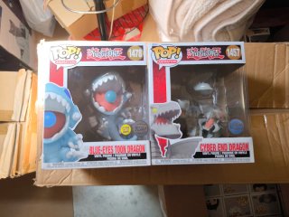 Blue-Eyes Toon Dragon 1478 +Cyber End Dragon Funko