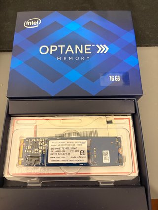 Estado de colección  Intel Optane Memory 16GB