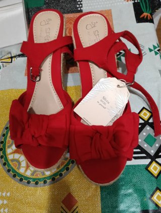 Sandalias Sfera Rojas Talla 39