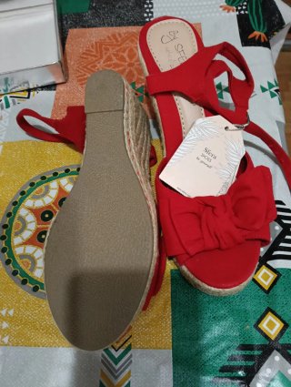 Sandalias Sfera Rojas Talla 39