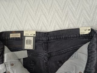 Pantalón Levis strauss 511 Talla W33 L34 Gris Nuev