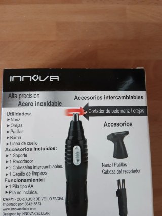 Cortador de vello facial INNOVA