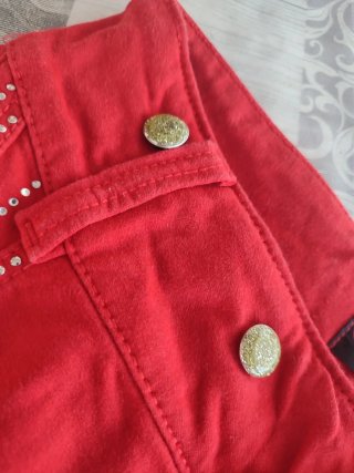 Pantalón rojo Caipira talla 42