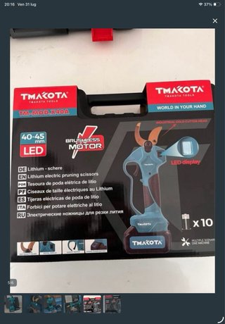 Cesoia Elettrica Taglio 45mm 68V