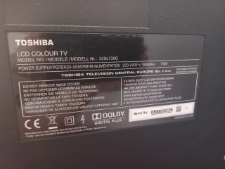 Televisor Toshiba 32 Negro