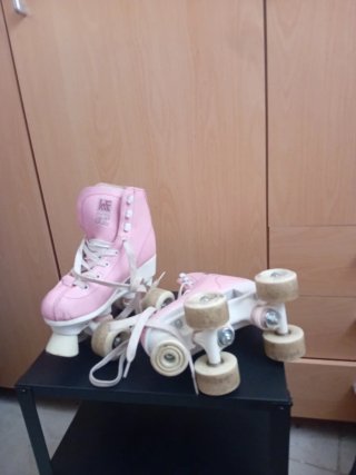 Patines 4 Ruedas Rosas