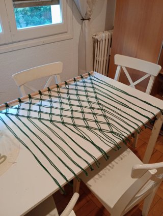Tapiz Macramé Decorativo / Cabecero Cama