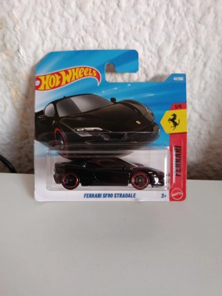 Hotwheels Ferrari SF90 Stradale Negro 1/5