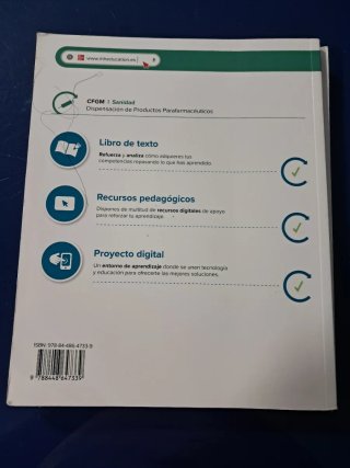 Lote de libros de farmacia primer curso grado medi