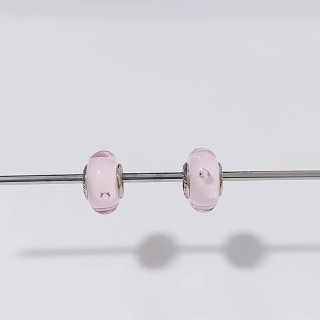 2 Charms Pandora Rosa Cristal