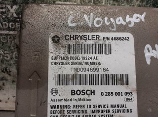 366638 centralita airbag 4686242 chrysler voyager