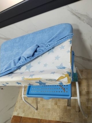 Bañera para bebé con cambiador