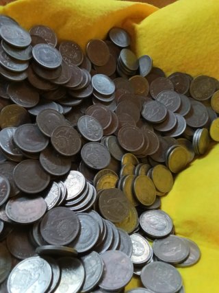 100  Monedas Antiguas 5 pesetas 1957/1980 níquel