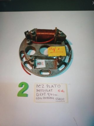Lote de 4 portabobinas DERBI. (Motoplat) Ref.22115