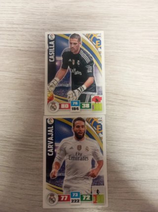 Cartas Real Madrid Adrenalyn 2015-16