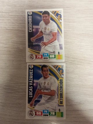 Cartas Real Madrid Adrenalyn 2015-16