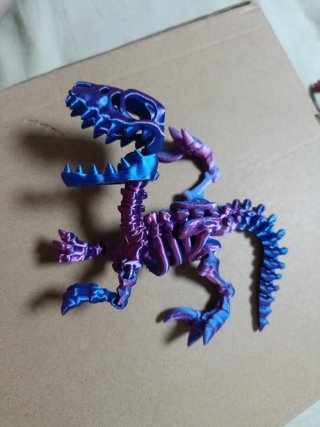 Set 2 Esqueletos Dinosaurios 3D