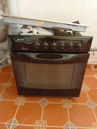 Horno y cocina de gas